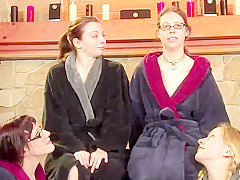 Nina & Dia Zerva & Kristine & Amber Keen in Exiled From Dick Mountain, Pt 5...  The Finale - HogTied