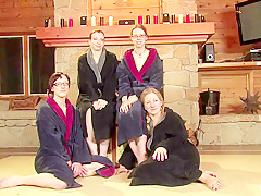 Nina & Dia Zerva & Kristine & Amber Keen in Exiled From Dick Mountain, Pt 5...  The Finale - HogTied