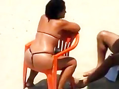 Incredible Japanese chick in Hottest Beach JAV clip