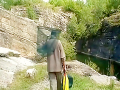 Amazing Outdoor, Brunette sex scene