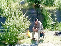 Amazing Outdoor, Brunette sex scene