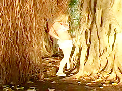 Exotic Japanese chick in Horny Outdoor JAV video