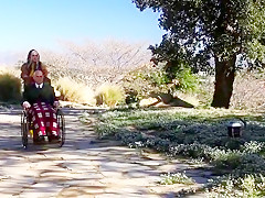 Crazy Outdoor, Cumshot adult scene