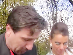 Incredible Cumshot, Outdoor xxx scene