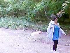 Crazy BBW, Outdoor porn movie