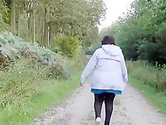 Crazy BBW, Outdoor porn movie