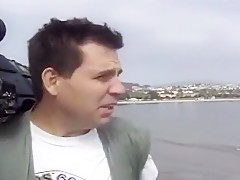 Chesty Lifeguard Doggy Fucked On Beach