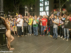 Spanish Hottie Naked And Fucked In Public - PublicDisgrace