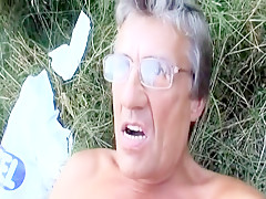 Crazy Outdoor, Brunette sex clip