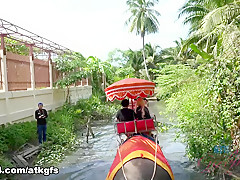 Moka Mora in Moka Explores The Wild On An Elephant - ATKGirlfriends