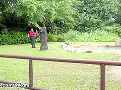 Elena Koshka in You Take Elena To The Wild Animal Park After She Gets Wild - ATKGirlfriends