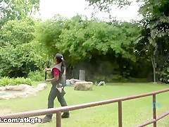 Elena Koshka in You Take Elena To The Wild Animal Park After She Gets Wild - ATKGirlfriends