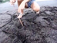 Crazy Japanese model Risa Coda in Hottest Solo Female, Outdoor JAV scene
