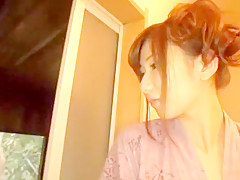Exotic Japanese slut Mikuru Hirase in Hottest Cunnilingus, Small Tits JAV video