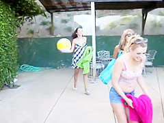 Horny Blonde, Small Tits porn scene