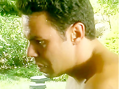 Horny Cumshot, Outdoor sex scene