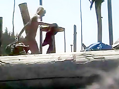 Horny Outdoor, Beach sex scene
