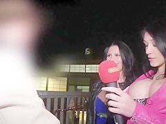 Meli Deluxe & Xania Wet in German Cougars Public Berlin - MagmaFilm