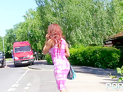 Kiki Minaj in Ebony Cougar Pissing In Public - pornxn.com