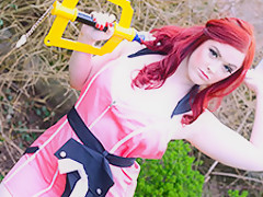 Jaye Rose in Thick Backyard Cosplay Redhead - CosplayBabes
