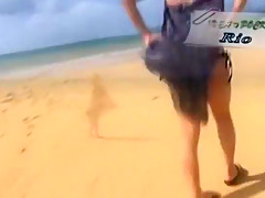 Fabulous Japanese girl Miyuki Yokoyama, Akie Harada, Jessica Kizaki in Horny Beach, Compilation JAV movie