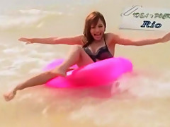 Fabulous Japanese girl Miyuki Yokoyama, Akie Harada, Jessica Kizaki in Horny Beach, Compilation JAV movie