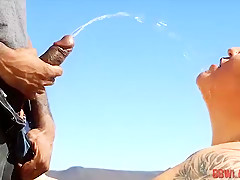 BBW Stranded in Desert Gets Picked Up and Fucked by Stranger