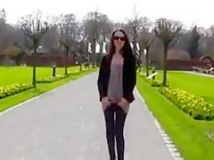 Public flashing exhibitionist nude in public 4