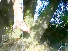 Amateur - just hanging around   dildoing outdoors