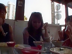 Horny Japanese girl Aya Inami, Yuuna Mano in Best Rimming, Outdoor JAV clip