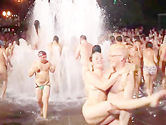 Naked bike ride after party