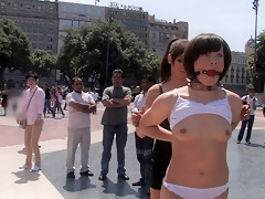 Alina Rose Gets Fucked By Two Men In Public - PublicDisgrace
