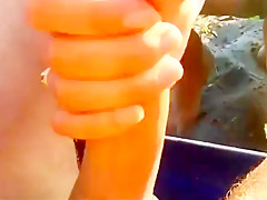Couple beach sex fun