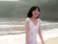 Shy japanese outdoor fuck