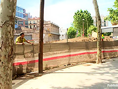 Adorable 18 Year Old Is Made To Crawl On Her Knees, Suck Cock, And Get Ass Pounded In Public - PublicDisgrace