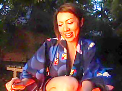 Amazing Japanese girl Yumi Kazama in Crazy Solo Girl JAV clip