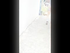 Loira tesuda saindo da academia
