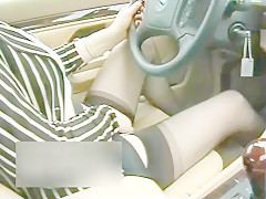 Ohne hoeschen mit strapsen im auto