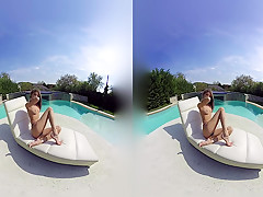 Gina Gerson Plays by the Pool