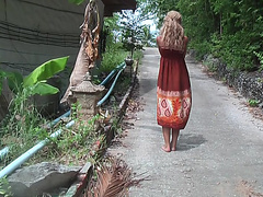 Vicktoria Tiffany in slut got her ass fucked in an outdoor sex scene
