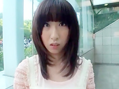 Exotic Japanese model in Fabulous Fingering, Outdoor JAV scene