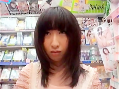 Exotic Japanese model in Fabulous Fingering, Outdoor JAV scene