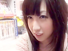 Exotic Japanese model in Fabulous Fingering, Outdoor JAV scene