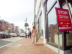 Public flashing exhibitionist nude in public 5