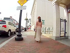 Public flashing exhibitionist nude in public 5
