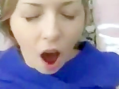 Amateur - hot blond college girl - fuck   cim on railway tracks