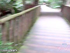 Elena Koshka in Elena Enjoys The Zoo, But Wants You To Feed Her Pussy Some Bananas - ATKGirlfriends
