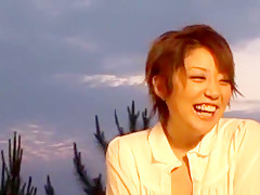 Hottest Japanese whore Yuuki Makoto in Incredible Cunnilingus, Facial JAV movie