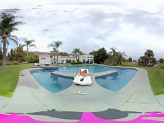 Raven Bay in A Day By The Pool - VRBangers