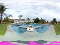Raven Bay in A Day By The Pool - VRBangers